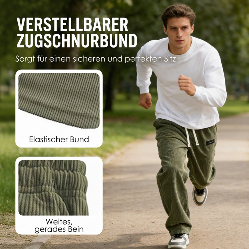 🏃‍♂️👖 Hosen für Herren mit lockerem Schnitt | Kein einengender Sitz, kein lästiges Suchen nach Schlüsseln – Bequem mit Kordelzug & praktische Taschen ✨