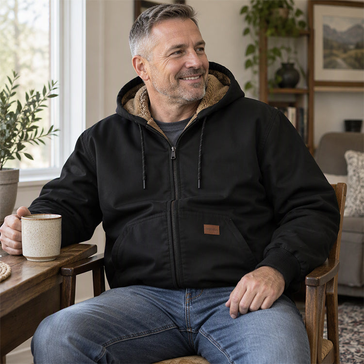 🔥🧥 Herren-Freizeit-Winterjacke mit Kapuze | Kein Frieren im Winter, keine umständliche Schicht-Look – Warm, lässig & alltagstauglich mit Kapuze ✨