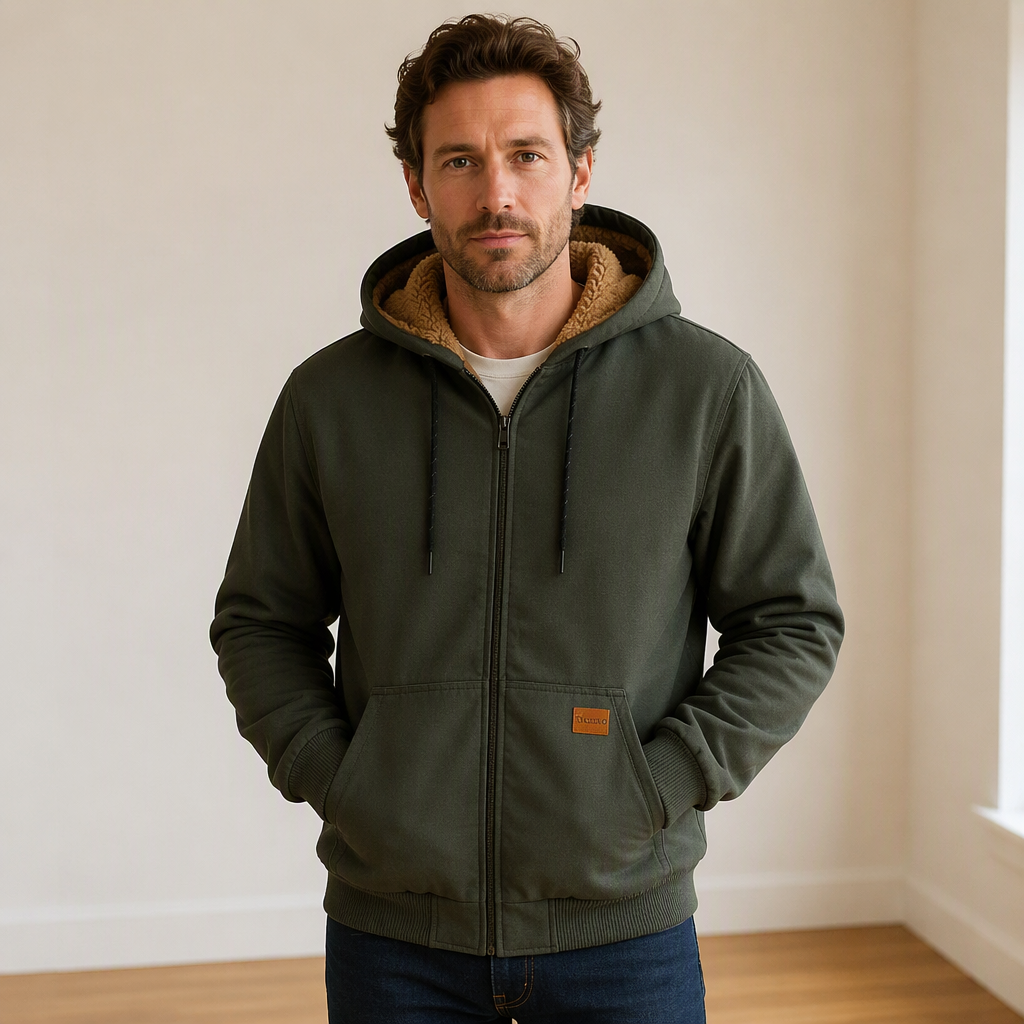 🔥🧥 Herren-Freizeit-Winterjacke mit Kapuze | Kein Frieren im Winter, keine umständliche Schicht-Look – Warm, lässig & alltagstauglich mit Kapuze ✨