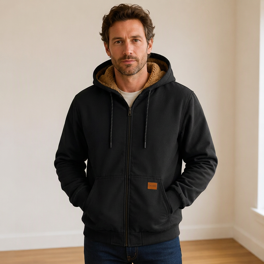 🔥🧥 Herren-Freizeit-Winterjacke mit Kapuze | Kein Frieren im Winter, keine umständliche Schicht-Look – Warm, lässig & alltagstauglich mit Kapuze ✨