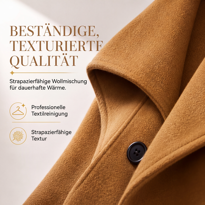 ❄️🧥 Eleganter taillierter Damenmantel mit Reverskragen | Keine sackartige Silhouette, kein langweiliger Basic-Look – Tailliert, elegant & alltagstauglich mit Reverskragen ✨