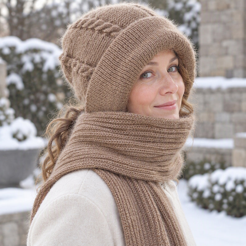 Warme Winterkapuzen Schal für Damen