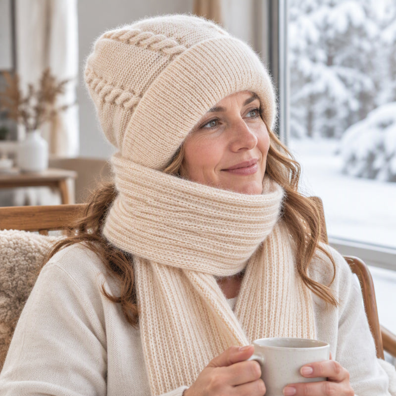 Warme Winterkapuzen Schal für Damen