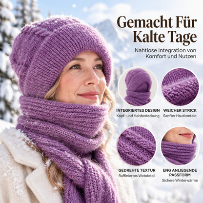 ❄️🧣 Warme Winterkapuzen-Schal für Damen | Kein eiskalter Hals – Integrierte Kapuze, weicher Winterschal & alltagstauglich ✨
