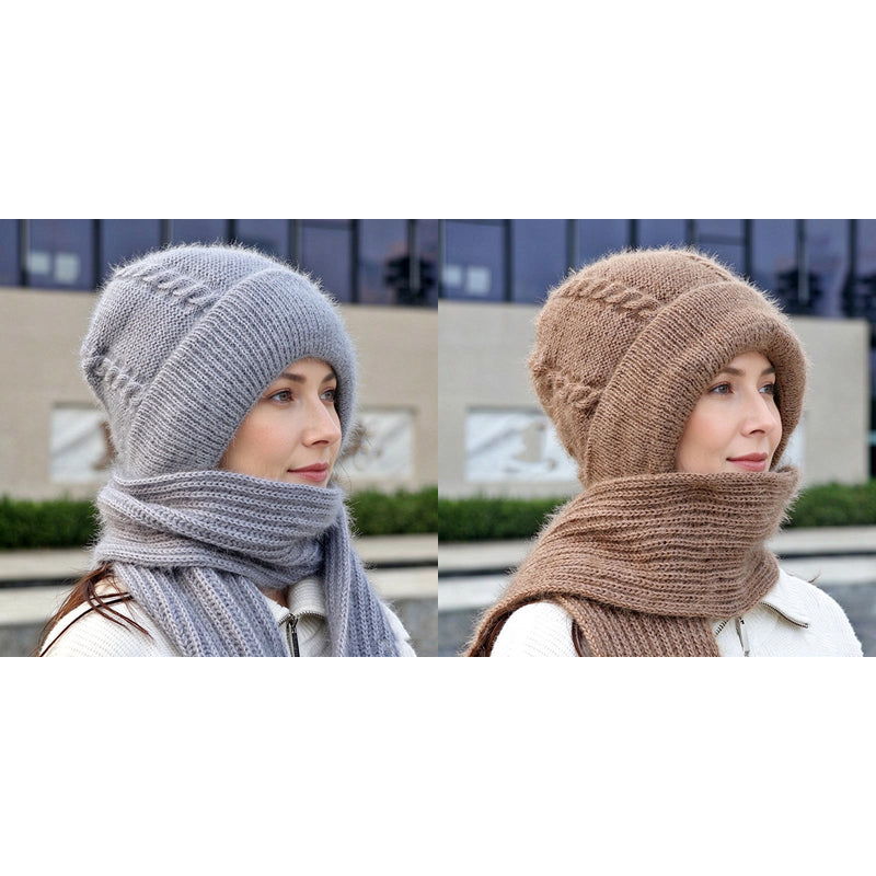 Warme Winterkapuzen Schal für Damen