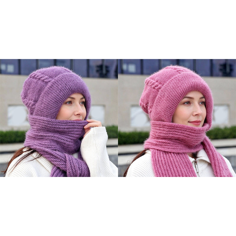 Warme Winterkapuzen Schal für Damen