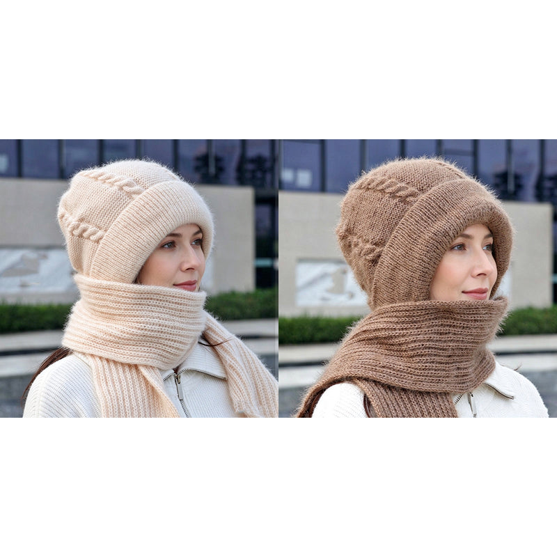 Warme Winterkapuzen Schal für Damen