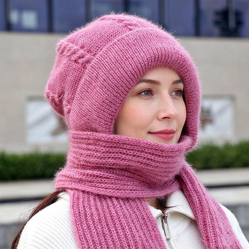 Warme Winterkapuzen Schal für Damen