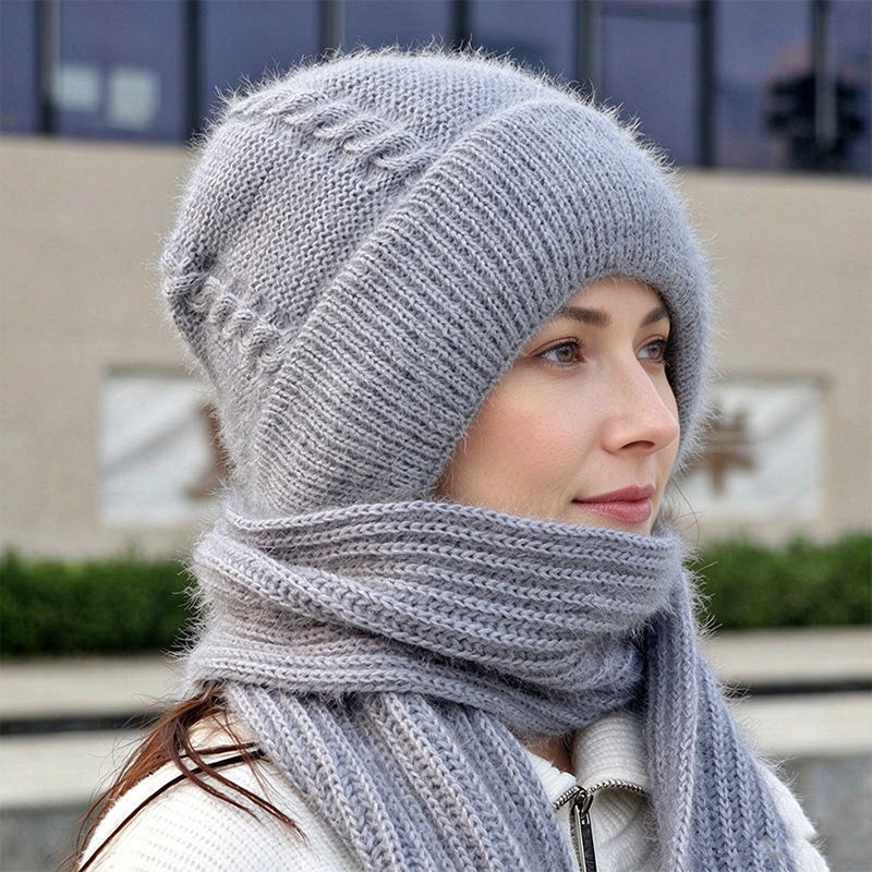 Warme Winterkapuzen Schal für Damen