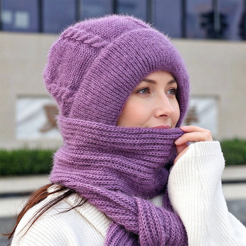 Warme Winterkapuzen Schal für Damen