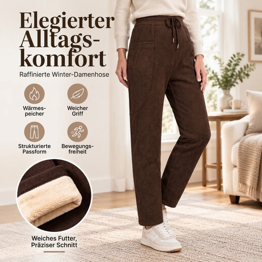 Damen Winter Cord Wärmehosen
