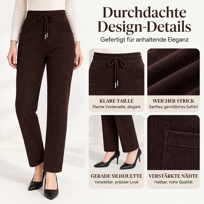 Damen Winter Cord Wärmehosen