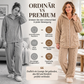 🧸🧶 Damen Plüsch-Zopfmuster Kapuzenjacke & Hose – Kuscheliges Zweiteiliges Set (EU 34-54)