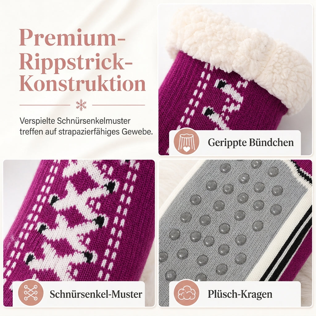 🧦✨ Damen Warme Sherpa-Fußsocken – Ultra-Verdickt für Zuhause & Schlafen 🏠