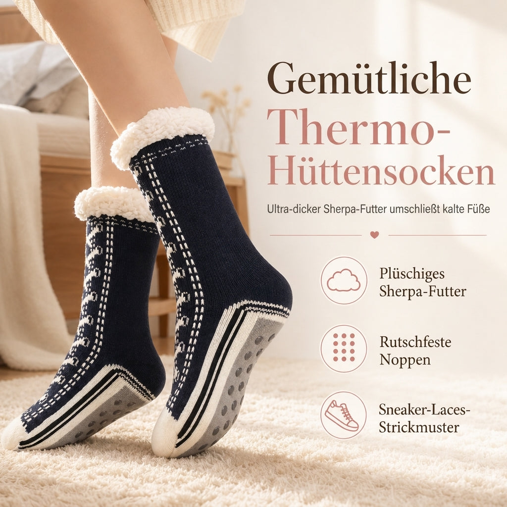 🧦✨ Damen Warme Sherpa-Fußsocken – Ultra-Verdickt für Zuhause & Schlafen 🏠