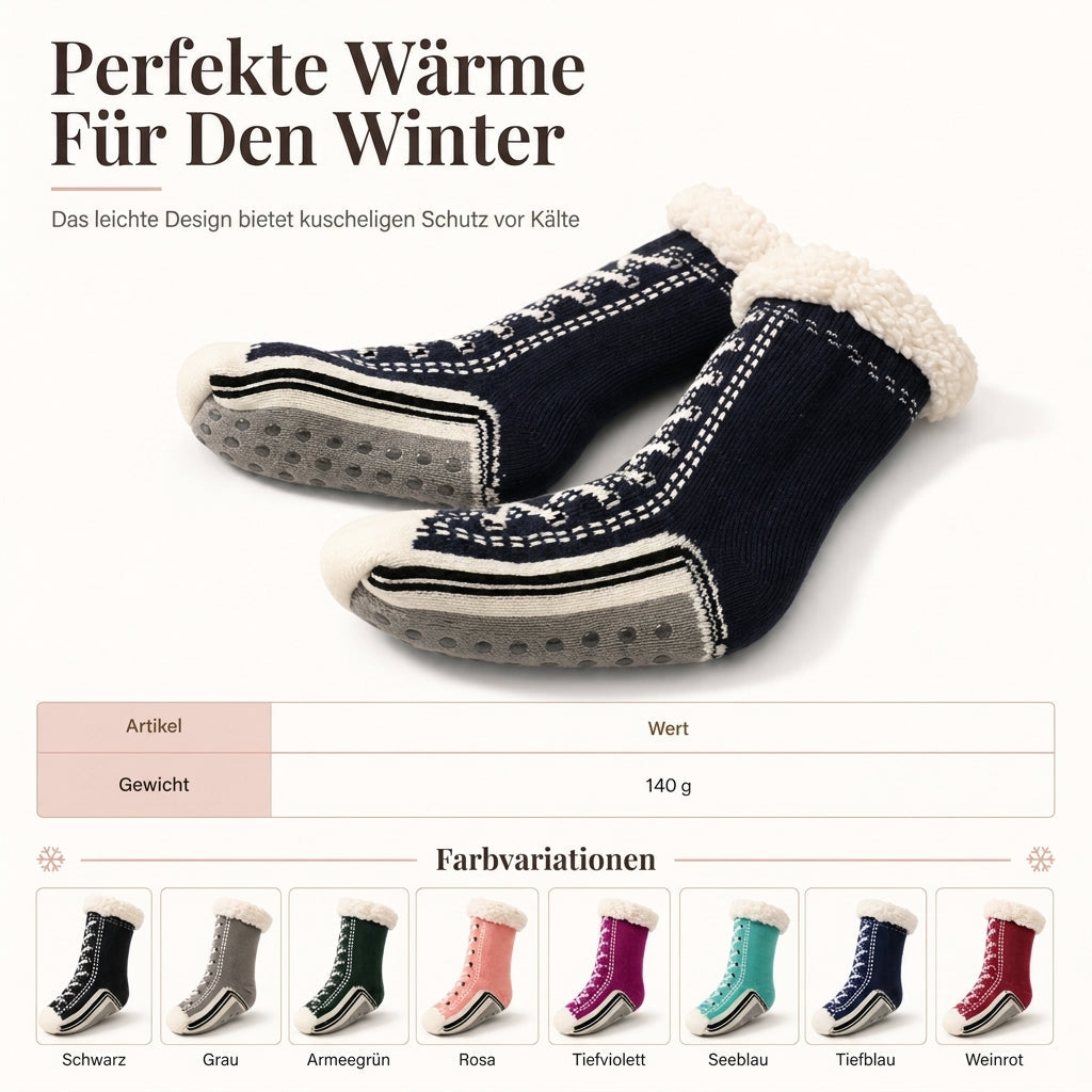 🧦✨ Damen Warme Sherpa-Fußsocken – Ultra-Verdickt für Zuhause & Schlafen 🏠