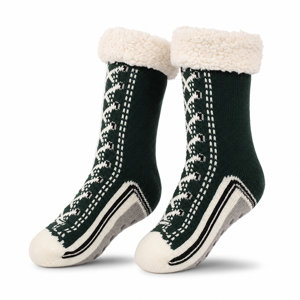 🧦✨ Damen Warme Sherpa-Fußsocken – Ultra-Verdickt für Zuhause & Schlafen 🏠