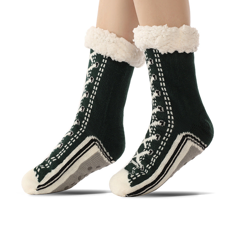 🧦✨ Damen Warme Sherpa-Fußsocken – Ultra-Verdickt für Zuhause & Schlafen 🏠
