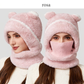 🐻✨ 3-in-1 Bärenmütze für den Winter – Inkl. Schal & Maske, Kuschelig ❄️