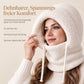 🧶🧣 Damen Outdoor-Wintermütze mit integriertem Halswärmer & Maske – Verdicktes Strickset ❄️