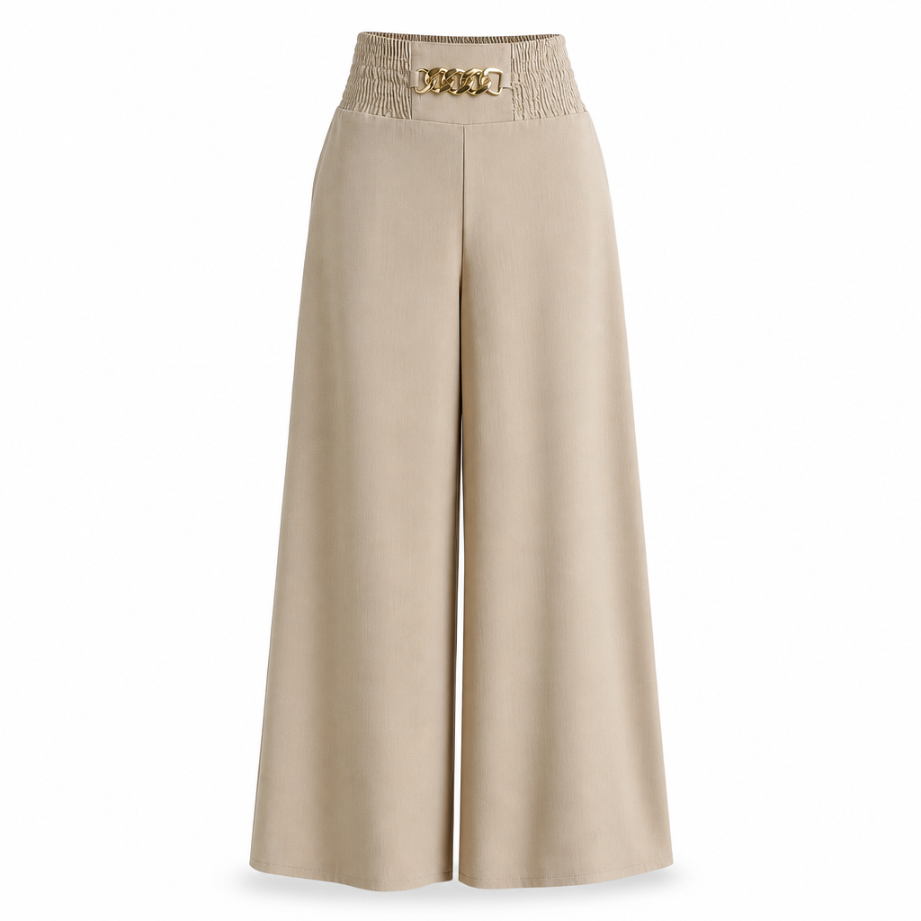 💃✨ Damen Wide-Leg Freizeit-Hose – Hohe Taille, Lässig & Stilvoll 🌿