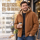 🧥✨ Herren Kapuzenjacke für die Freizeit – Warm Gefüttert, Lässig & Robust 🔥