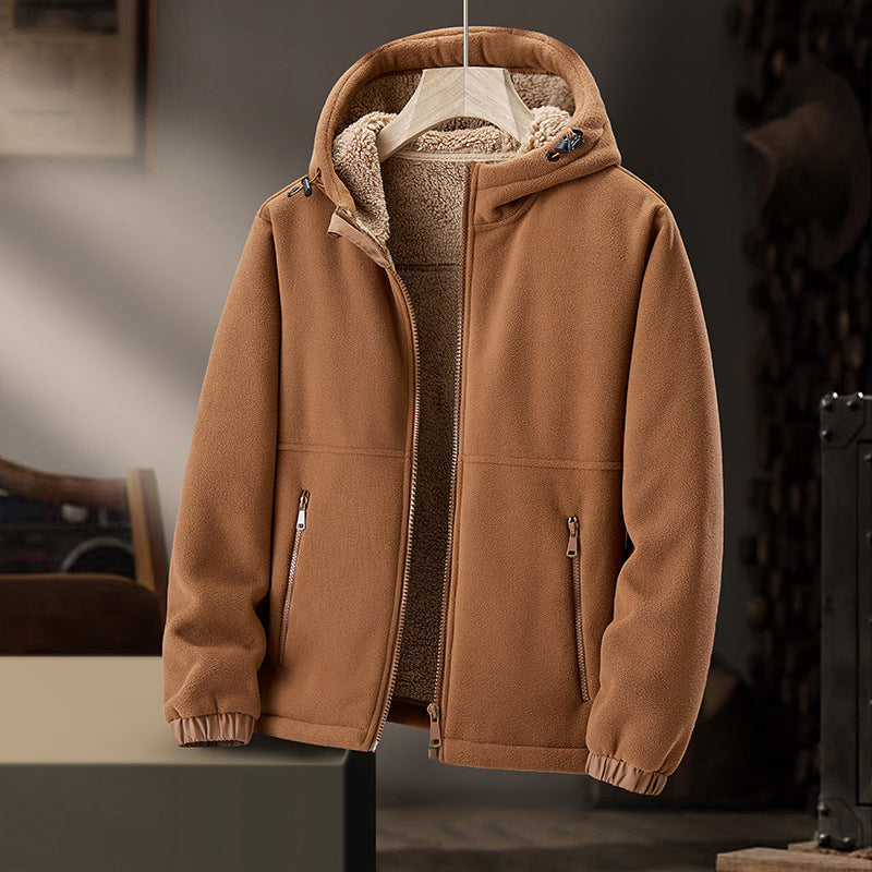 🧥✨ Herren Kapuzenjacke für die Freizeit – Warm Gefüttert, Lässig & Robust 🔥