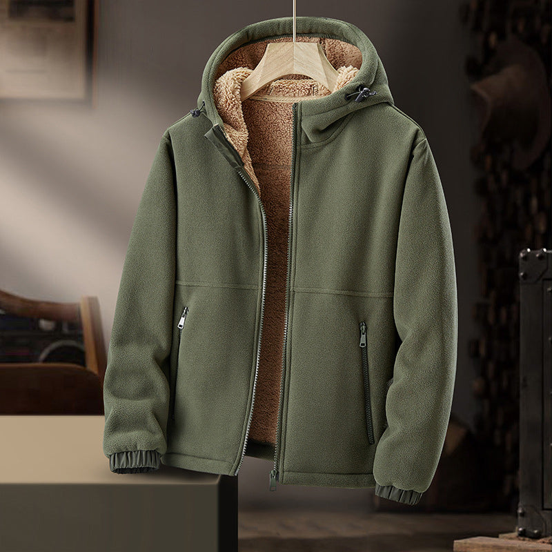 🧥✨ Herren Kapuzenjacke für die Freizeit – Warm Gefüttert, Lässig & Robust 🔥