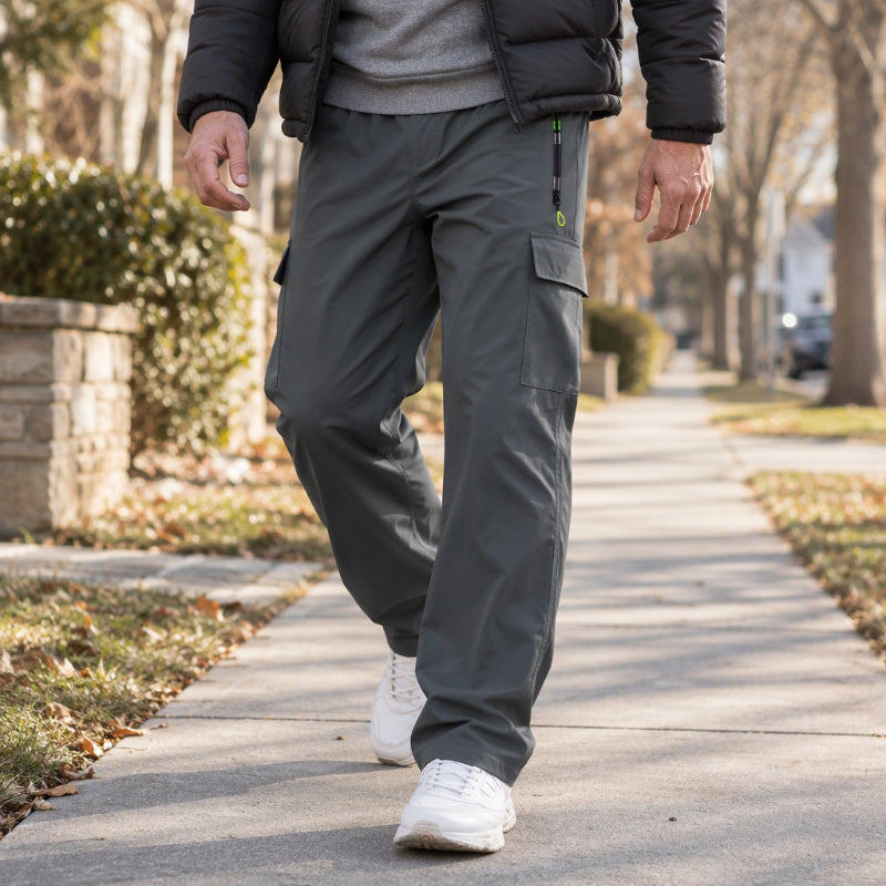 👖✨ Herren Cargohose mit Soft-Futter – Wasserdicht, Warm & Robust 🌧️