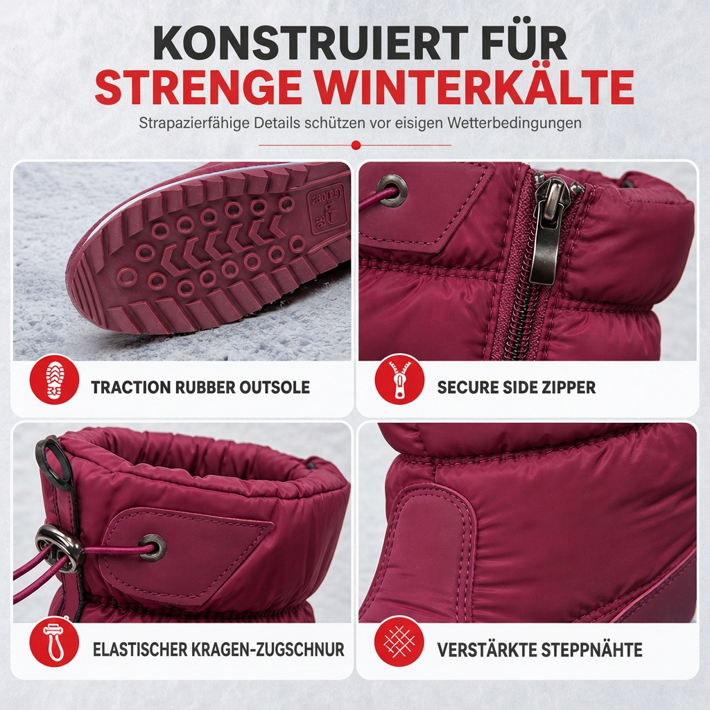 👢✨ Damen High-Top Schneestiefel für den Winter – Wasserdicht, Rutschfest & Sicher ❄️