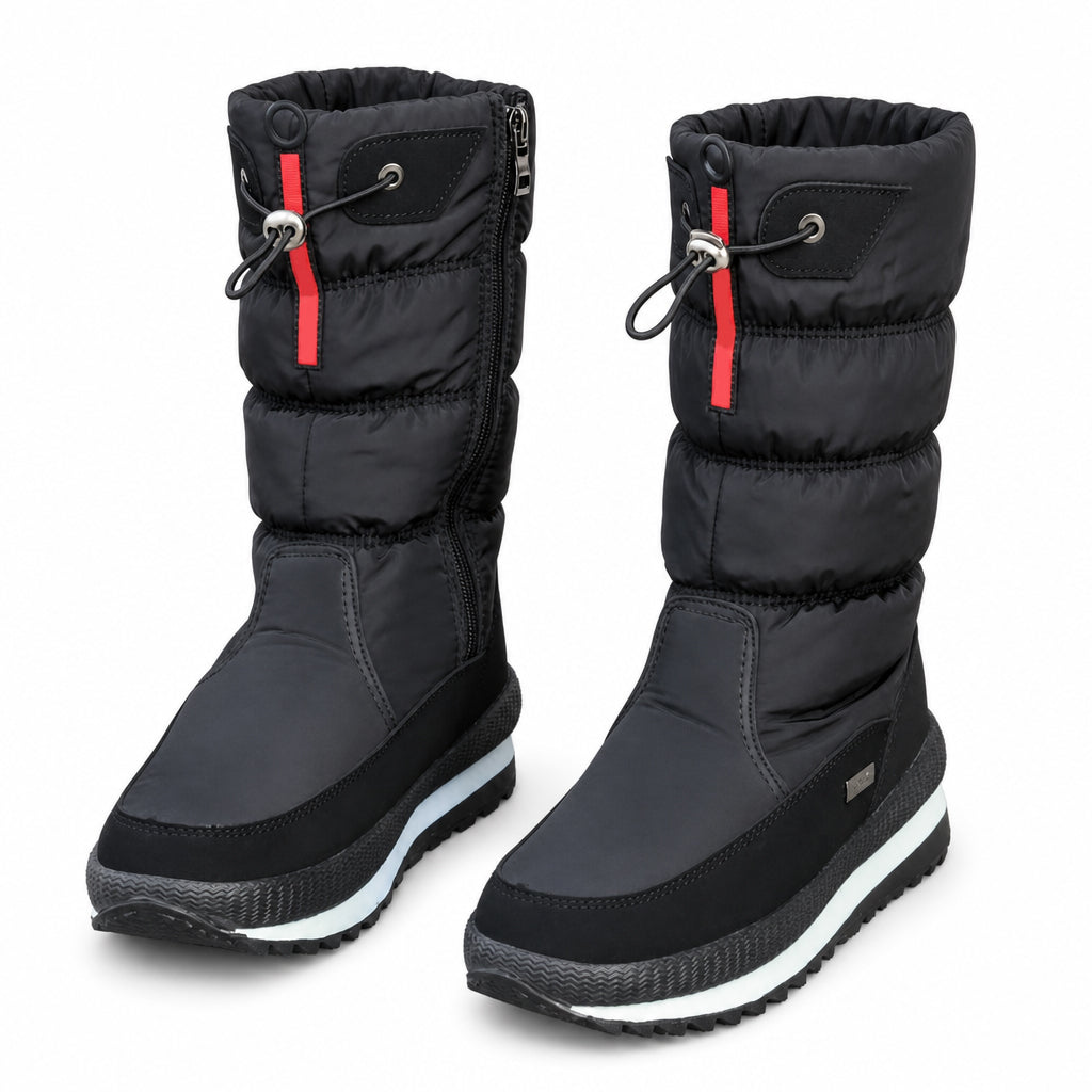 👢✨ Damen High-Top Schneestiefel für den Winter – Wasserdicht, Rutschfest & Sicher ❄️