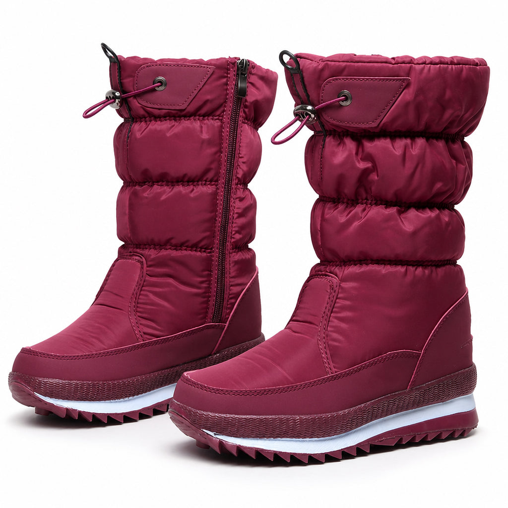 👢✨ Damen High-Top Schneestiefel für den Winter – Wasserdicht, Rutschfest & Sicher ❄️