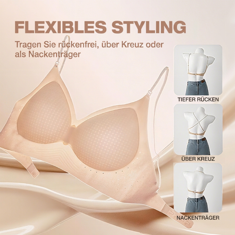 👙✨ Damen Bügelfreier Seamless-BH – Verstellbare Träger, Soft & Angenehm 🌸